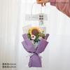 Ramo Tejido de Girasol para el Día de la Madre, Flores Tejidas a Mano de Hilo de Girasol, Regalo de Graduación para Empleados para el Día de la Madre