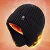 Gorro Hombres Tejido Anciano Hombres Engrosado Nueva Moda Protección Orejas Cálido Abuelo Papá Anciano Forro Polar