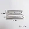 Hebilla de Aleación de Zinc de Figura 9 Hebilla Metálica de Figura Nueve Hebilla Antideslizante de Figura Nueve para Tirantes Hebilla para Ropa Interior Hebilla de Ajuste para Tirante de Sujetador