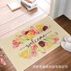 Tapete de entrada para o Dia das Mães transfronteiriço, tapete decorativo retrô de primavera, tapete de chão doméstico da geração Amazon