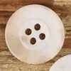 Botões criativos e fofos de resina marrom e bege com pintinhas para decorar casacos, calças, moletons e camisas polo