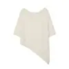 Aliexpress Hot-Selling Transfronteiriço Nova Coleção Primavera 2026 Feminino Cor Sólida Solto Casual Tricô Assimétrico
