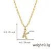 Explosiones Transfronterizas Europeas y Americanas Colgante Collar con Incrustaciones de Cobre Circonita Letra Inglesa Estilo Simple Collar de Mujer Versátil de Alta Gama