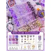 Pulsera Juguete para Jardín de Infancia Cuentas Hecho a Mano Kit de Materiales DIY Pulsera para Niña Pequeña Set de Cuentas Caja de Regalo Recuerdo