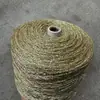 Fio Oco de Seda Pura Brilhante, Bolsa de Crochê Feita à Mão de Urso em Acrílico, Grampo de Cabelo de Coroa, Fio Crocheted na Borda