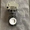 Válvula de Mariposa Lugged Eléctrica con Revestimiento de PTFE Compacta Interruptor Fabricante de Válvula de Mariposa de PTFE Hebei D971F-16C