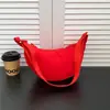 Bolsa Cruzada Nueva Primavera 2026 Bolso de Hombro Moderno Genial Diseño de Nicho Japonés y Coreano Estilo Perezoso Gran Capacidad Bolsa Croissant