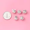 Plata Pura 999 Sanrio Kuromi con Cuentas Hecho a Mano DIY Accesorios Accesorios Pulsera Trenzada Pulsera Joyería