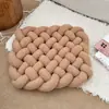 Cojines y Almohadas Tejidos a Mano para Decoración de Sofá de Sala de Estar, Cojines de Cachemira y Terciopelo Teddy Estilo Nórdico Simple para Entrega