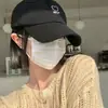 Combinação de Chapéu com Peruca Curta para Mulheres, Boné de Baseball Urso com Cabelo Humano Realista, Estilo Coreano Versátil Influenciador de Moda Emagrecimento