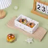 Padrão Mármore 2/4/6 50-80g caixa de bolo da lua fosca biscoitos crocantes de gema de ovo Nougat Snow Mei caixa de presente