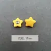 Hebilla de Resina con Forma de Corazón Estrella Oso con Hebilla de Pie Botones Decorativos para Camisa de Niños Cárdigan de Punto Chaqueta Ropa