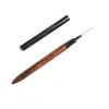 Pluma de dibujo de arte de uñas de alta gama transfronteriza, varilla de sándalo profesional, tubo de aguja, pluma de dibujo muy fina, pluma Goubi francesa para pintar larga y corta