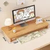 Organizador de escritorio, soporte para computadora de escritorio, elevador de monitor, base para pantalla de visualización, soporte de escritorio