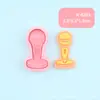 Série de Roupas Moldes de Biscoito Simulação Carteira de Roupa Desenho Animado 3D Moldes de Biscoito Moldes de Corte para Impressão em Argila DIY