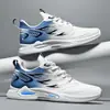 Sapatos Masculinos, Novos Modelos de Verão, Malha Respirável, Leves, Amortecedores, Tênis de Corrida Masculino, Sapatos de Estudante, Sapatos Brancos, Transfronteiriços