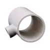 Codo Reductor de PVC Blanco Decoración del Hogar Accesorios para Tuberías de Suministro de Agua de PVC Conector de Tres Vías Accesorios para Tuberías de Agua Potable de Tres Puntas