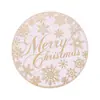 Jogo Americano de Natal PVC Folha de Ouro Estilo Natalino com Base Dourada e Prateada Isolamento Térmico Toalha de Mesa Transfronteiriça Luxo Leve High-End Cozinha Ocidental Atacado