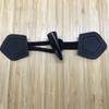Botão de Resina Pentagonal para Casaco de Couro com Chifre Botão Decorativo de Lã Lã de Cordeiro Fivela de Couro Peça de Vestuário