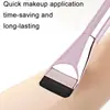 Brocha para Base de Maquillaje, Forma Plana, Mismo Modelo que Usan los Maquilladores, Asequible y Fácil de Usar, Set de Brochas para Mascarilla, Herramienta para Mezclar y Fijar Color