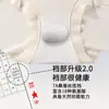Calcinha de Controle de Barriga de Cintura Alta Cruzada para Mulheres, Respirável, Antibacteriana, Calça de Controle de Barriga Levanta Bumbum, Elástico Alto, Forro de Seda de Amora, Calça Modeladora Sem Costura