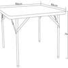 F86 mesa de comedor plegable simple para el hogar, al aire libre, de negocios, conveniente, mesa de plástico soplado, combinación de mesa y silla, ventas directas de fábrica