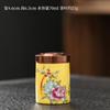 Conveniente Frasco de Cerámica para Té Frasco de Té Frasco para Té Negro Pu'er Ceremonia del Té Juego de Té Cero Frasco Sellado para el Hogar Caja de Té