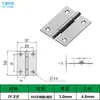 Bisagra de Acero Inoxidable 304 Bisagra Pequeña Engrosada 1.5 pulgadas 2 pulgadas 2.5 pulgadas 3 pulgadas 4 pulgadas Apertura Plana Bisagra Pequeña Plegable para Puerta de Gabinete