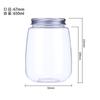 Em Estoque 350ml 400ml Garrafas Curvas em U Robustas Garrafas Descartáveis de Plástico para Milk Tea Garrafas para Sobremesa de Manga com Sagu Garrafas para Bebidas
