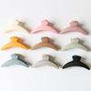 Estilo coreano ins Elegante Elegante Elegante Tubarão Cabelo Grab Creme Cor Fosco Brilhante Uma Palavra Grab Clip Internet Celebridade Queda-Resistente Grab Clip