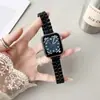 Pulseira de Metal Fina Longines de Três Contas Adequada para Apple Watch 10 S11 Huawei Fit4 Gt6 Xiaomi