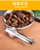 Clip de castaña de acero inoxidable abridor de nueces y castañas herramienta para pelar nueces Pelador de castañas Pelador de nueces