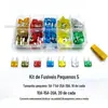 Fusíveis Automotivos, Médio, Pequeno, Mini, 5A-30A, para Reparo e Manutenção Automotiva, Exclusivamente para Veículos de Nova Energia