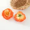Cabezas de Flores de Peonía Artificiales, Decoración de Pared de Flores para Bodas con Rosas, Materiales Hechos a Mano para DIY, Flores de Seda al por Mayor