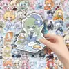 216 piezas de pegatinas lindas de loli de chica de anime OC de alta apariencia, material exquisito estilo ins para decoración de cuadernos y agendas