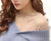 Camiseta interior de malla transparente para mujer Nuevo estilo coreano malla interior negro pequeño sexy malla superior manga larga fabricante