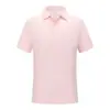Camisa polo de manga corta para mujer, resistente a las arrugas, amigable con la piel, transpirable, de secado rápido, 190g, adecuada para uso en grupo y ropa de trabajo