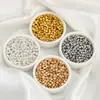 Cuentas de Sandía Cubiertas de Oro de 14K que Conservan el Color, Cuentas Espaciadoras de Flor Cortada, Pulsera de Cristal y Perla Hecha a Mano para Manualidades DIY, Cuentas Sueltas para Joyería