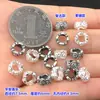Plata de Ley S925 Retro Ping An Suerte Separador Anillo Cerrado Cuerda Trenzada a Mano Pulsera Collar Accesorios Hechos a Mano DIY