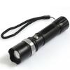Linterna LED de aleación de aluminio con zoom y enfoque recargable para iluminación exterior de largo alcance para montar, con logo gratis