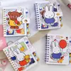 Mi Fei Tu Tu Bobina de Clasificación Snoopy Velcro A7 Cuaderno de Hojas Sueltas Diario Corazón de Niña Cuaderno Planificador