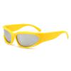 Nuevos lentes de sol de moda futurista y moderna transfronteriza para hombre, para ciclismo y deportes, estilo Y2K, para un hottie millennial
