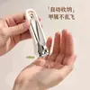 Set de Cortauñas con Cortauñas Individual Angulado Anti-Salpicaduras, Herramienta de Pedicura Doméstica de Aleación de Zinc