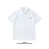 Camisa Polo de Manga Corta para Hombre 2026 Verano Nuevo Casual Versátil Camiseta Estampada con Cuello de Solapa Corte Ajustado Ins Top
