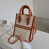 Bolso de Mano Tejido Popular de Textura de Nicho para Mujer 2023 Nuevo de Verano Bolso para Teléfono Móvil Bolso Cruzado de Moda Versátil