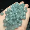 Água-marinha azul esmeralda 8x5 contas de flor de ameixa contas soltas componentes DIY acessórios de pulseira contas de abóbora achatadas contas espaçadoras de jade atacado