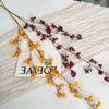 Flores Artificiales Falsas, Ramos Hechos a Mano de Enredadera Serpiente del Sur, Arreglos de Boda, Arreglos Florales de Piso, Flores de Decoración para el Hogar Estilo Chino Nuevo