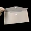 Pasta de arquivo rosa com fecho de pressão para organizar documentos, contas e dinheiro