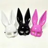 Máscara de Conejita de Halloween de Media Cara de Fábrica Origen en Stock, Disponible para Dropshipping