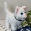 Cachorro de Brinquedo Elétrico Pelúcia para Crianças, Corgi Ursinho Realista que Anda e Late, Adequado para 1-3 Anos, Brinquedo Transfronteiriço
